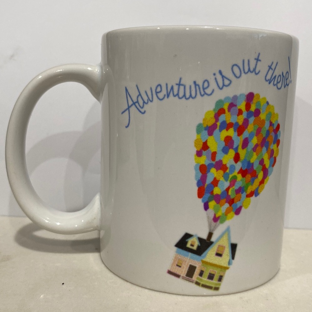 Adventure is Out There Balloon House Mug Pixar Disney UP movie New Without Tags